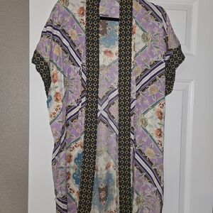 ODDY Multicolor Floral Kimono Jacket